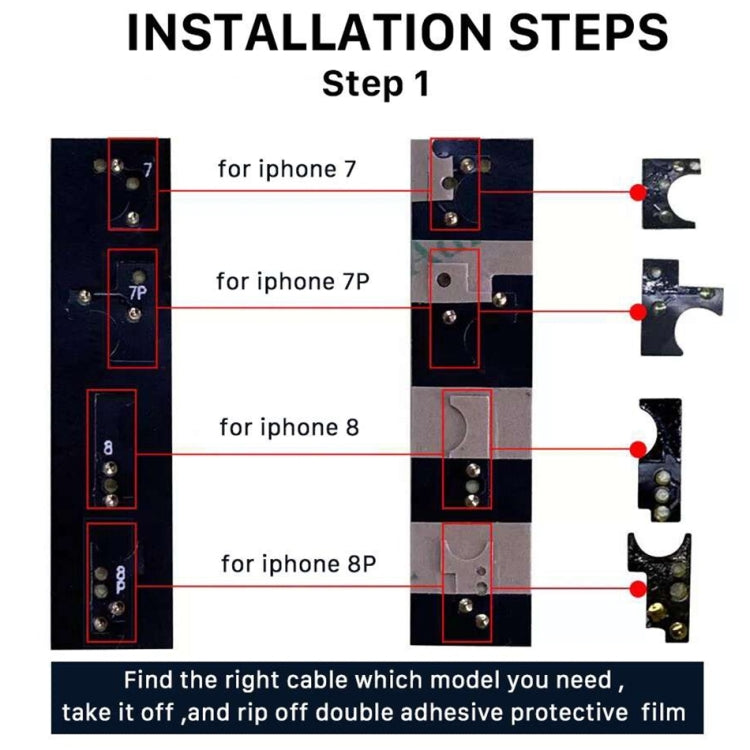Pulsante Home 5a generazione con cavo per iPhone 7/8 Plus