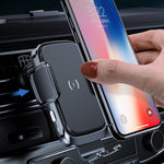 Supporto per staffa a gravità per telefono cellulare con ricarica wireless per presa d'aria per auto X7, Air Outlet
