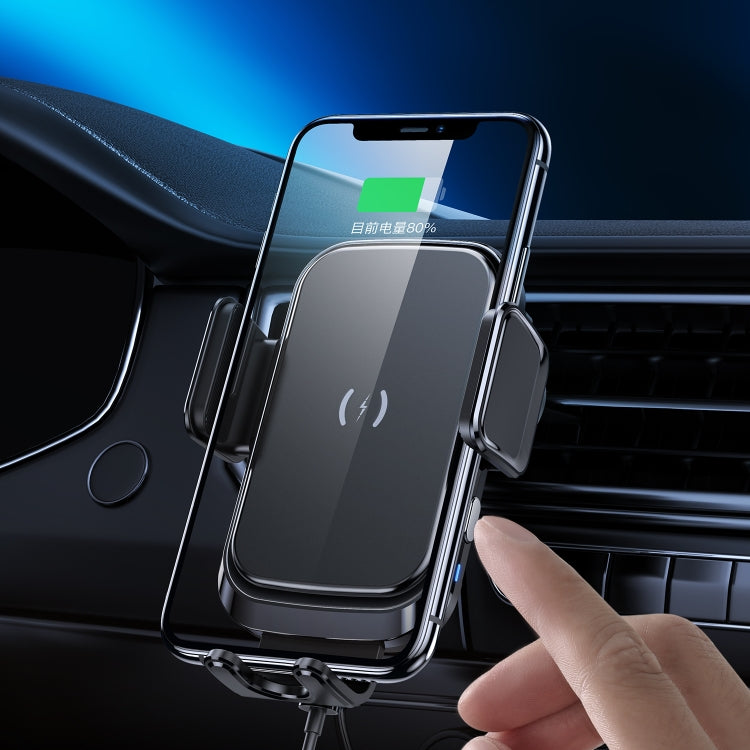 Supporto per staffa a gravità per telefono cellulare con ricarica wireless per presa d'aria per auto X7, Air Outlet