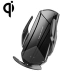 Q2 Supporto per cellulare con ricarica wireless per auto magnetica con induzione a rotazione universale da 15 W con micro USB + 8 pin + connettore magnetico Type-C / USB-C, Q2 Black, Q2 Gold, Q2 Blue, Q2 Red, Q2 Silver