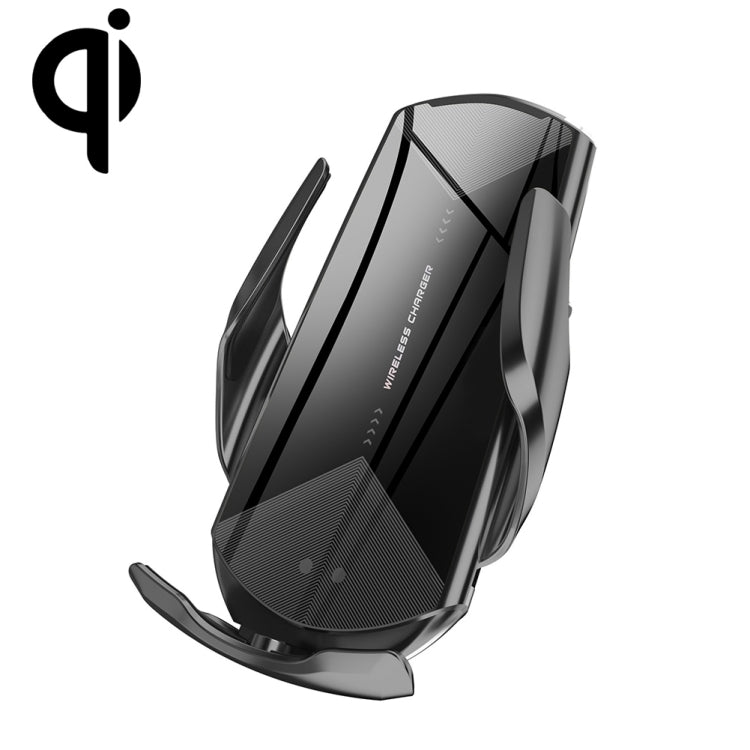 Q2 Supporto per cellulare con ricarica wireless per auto magnetica con induzione a rotazione universale da 15 W con micro USB + 8 pin + connettore magnetico Type-C / USB-C, Q2 Black, Q2 Gold, Q2 Blue, Q2 Red, Q2 Silver