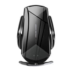 Q2 Supporto per cellulare con ricarica wireless per auto magnetica con induzione a rotazione universale da 15 W con micro USB + 8 pin + connettore magnetico Type-C / USB-C, Q2 Black, Q2 Gold, Q2 Blue, Q2 Red, Q2 Silver
