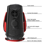 Q2 Supporto per cellulare con ricarica wireless per auto magnetica con induzione a rotazione universale da 15 W con micro USB + 8 pin + connettore magnetico Type-C / USB-C, Q2 Black, Q2 Gold, Q2 Blue, Q2 Red, Q2 Silver