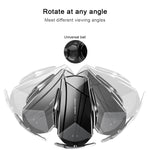 Q2 Supporto per cellulare con ricarica wireless per auto magnetica con induzione a rotazione universale da 15 W con micro USB + 8 pin + connettore magnetico Type-C / USB-C, Q2 Black, Q2 Gold, Q2 Blue, Q2 Red, Q2 Silver