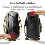 Q2 Supporto per cellulare con ricarica wireless per auto magnetica con induzione a rotazione universale da 15 W con micro USB + 8 pin + connettore magnetico Type-C / USB-C, Q2 Black, Q2 Gold, Q2 Blue, Q2 Red, Q2 Silver