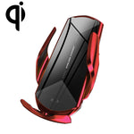 Q2 Supporto per cellulare con ricarica wireless per auto magnetica con induzione a rotazione universale da 15 W con micro USB + 8 pin + connettore magnetico Type-C / USB-C, Q2 Black, Q2 Gold, Q2 Blue, Q2 Red, Q2 Silver
