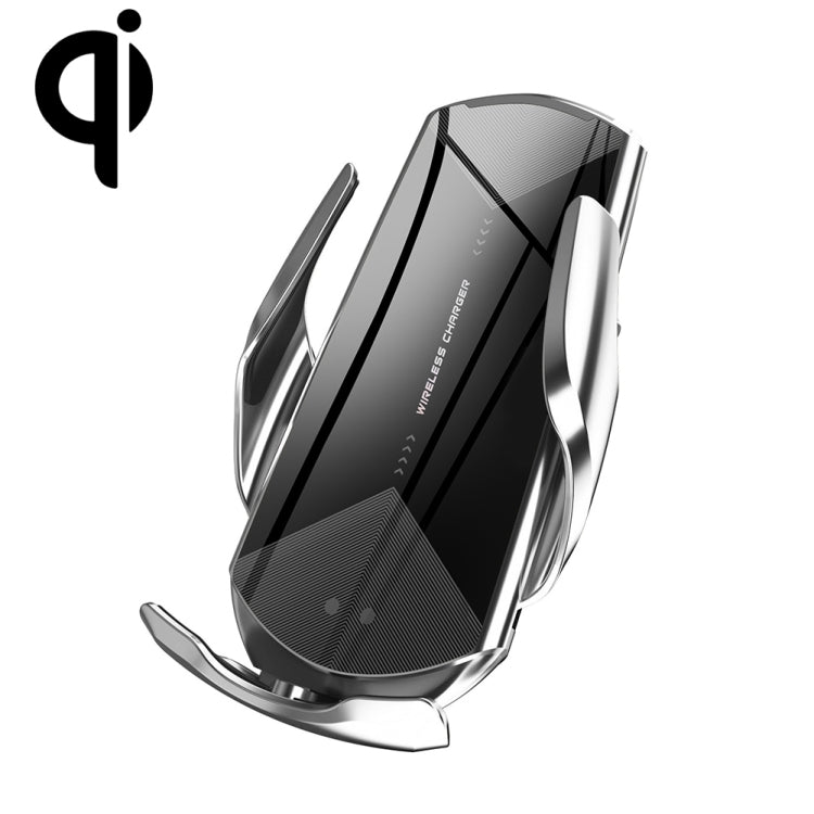 Q2 Supporto per cellulare con ricarica wireless per auto magnetica con induzione a rotazione universale da 15 W con micro USB + 8 pin + connettore magnetico Type-C / USB-C, Q2 Black, Q2 Gold, Q2 Blue, Q2 Red, Q2 Silver
