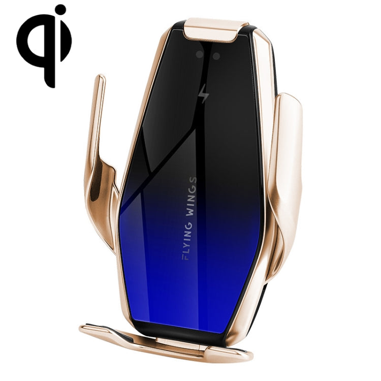 S7 15W QI Girevole a 360 gradi Induzione a infrarossi Presa d'aria per auto Supporto per telefono cellulare con ricarica wireless per telefoni cellulari da 4.0-6.5 pollici, S7