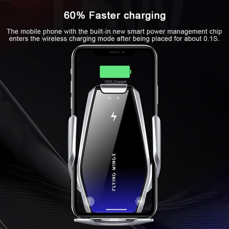 S7 15W QI Girevole a 360 gradi Induzione a infrarossi Presa d'aria per auto Supporto per telefono cellulare con ricarica wireless per telefoni cellulari da 4.0-6.5 pollici, S7