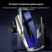 S7 15W QI Girevole a 360 gradi Induzione a infrarossi Presa d'aria per auto Supporto per telefono cellulare con ricarica wireless per telefoni cellulari da 4.0-6.5 pollici, S7