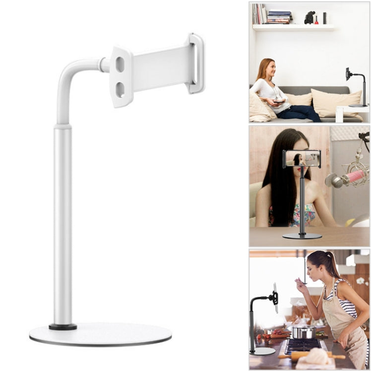 Supporto da tavolo girevole in alluminio per smartphone e tablet