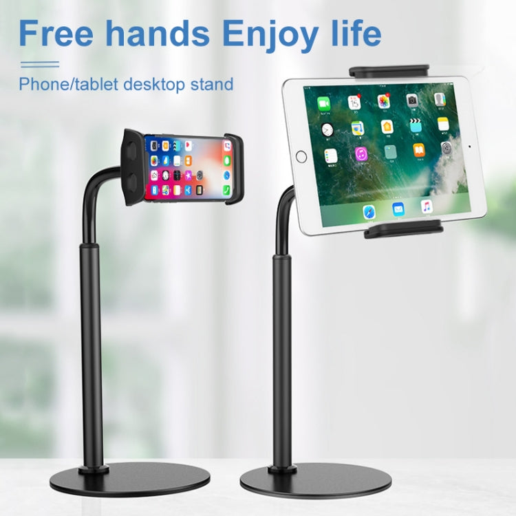 Supporto da tavolo girevole in alluminio per smartphone e tablet