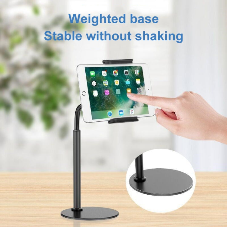 Supporto da tavolo girevole in alluminio per smartphone e tablet