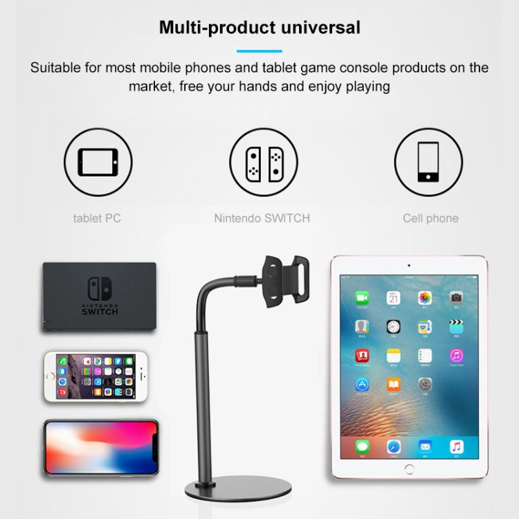 Supporto da tavolo girevole in alluminio per smartphone e tablet