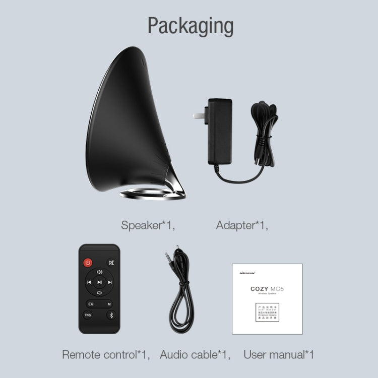 Altoparlante Bluetooth NILLKIN MC5 Pro 36W