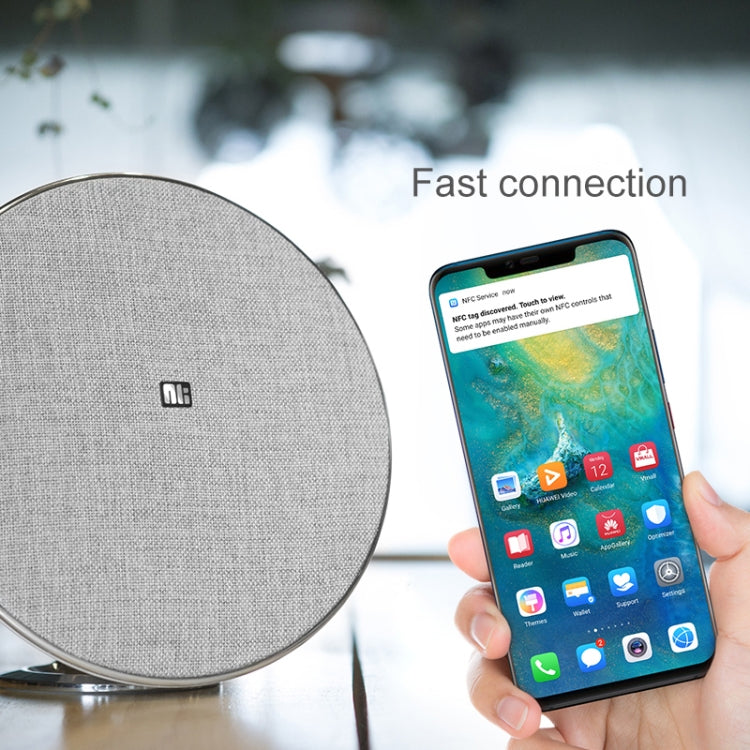 Altoparlante Bluetooth wireless a forma di altoparlante TWS NILLKIN MC5 Pro da 36 W, supporto modalità gioco/musica e audio AUX e accoppiamento NFC, spina americana