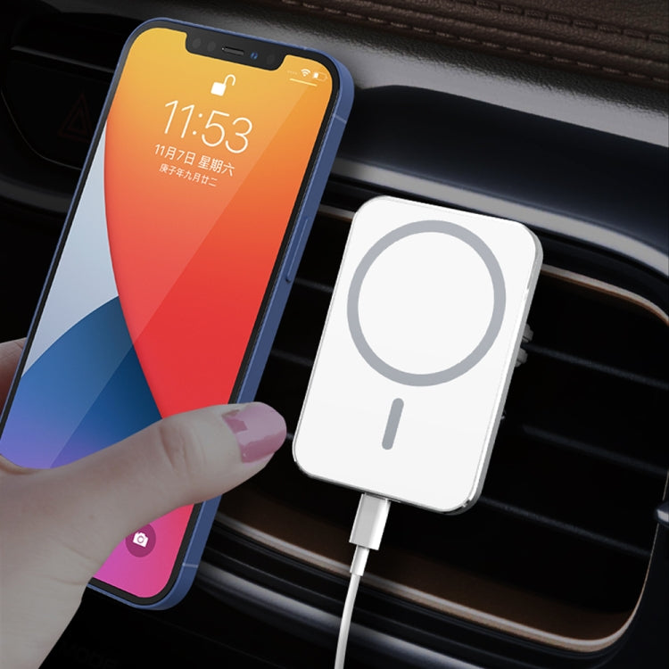 X16 Magsafe supporto per morsetto per presa d'aria per auto Magsafe caricatore wireless magnetico Qi a ricarica rapida da 15 W, X16