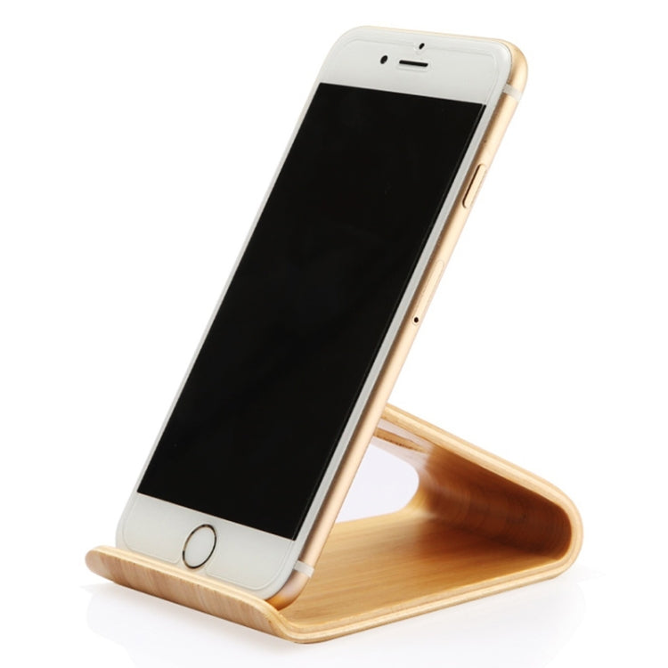 Supporto da tavolo in legno per smartphone e tablet