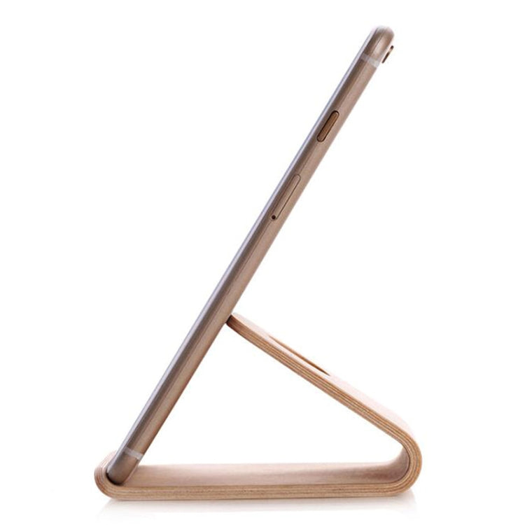 Supporto da tavolo in legno per smartphone e tablet