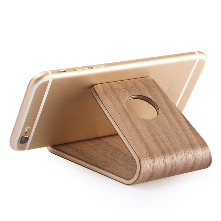 Supporto da tavolo in legno per smartphone e tablet