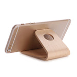 Supporto da tavolo in legno per smartphone e tablet