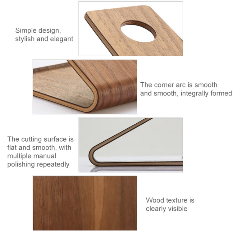 Supporto da tavolo in legno per smartphone e tablet