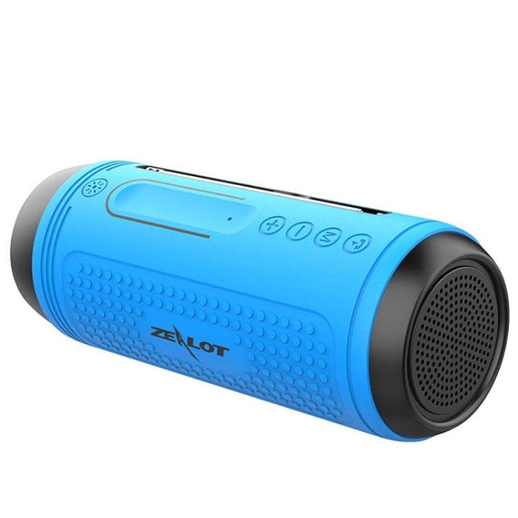 ZEALOT A1 Altoparlante Bluetooth wireless per bassi multifunzionale, microfono incorporato, supporto per chiamate Bluetooth, scheda AUX e TF e luci a LED