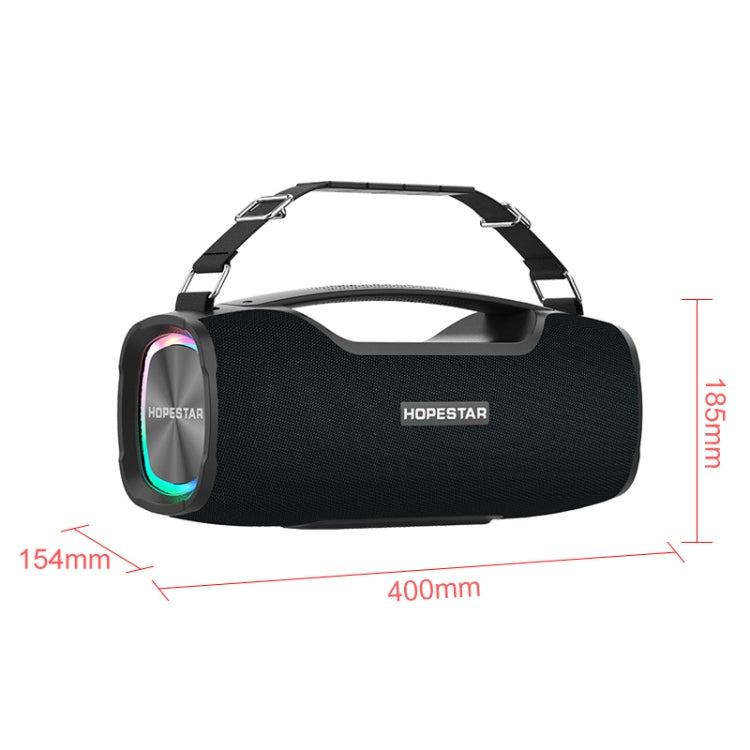 Altoparlante Bluetooth portatile da esterno HOPESTAR A6X TWS con luci musicali colorate, supporto Power Bank e chiamate in vivavoce, disco U e scheda TF e AUX da 3,5 mm, A6X Black, A6X Green