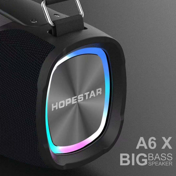 Altoparlante Bluetooth portatile da esterno HOPESTAR A6X TWS con luci musicali colorate, supporto Power Bank e chiamate in vivavoce, disco U e scheda TF e AUX da 3,5 mm, A6X Black, A6X Green