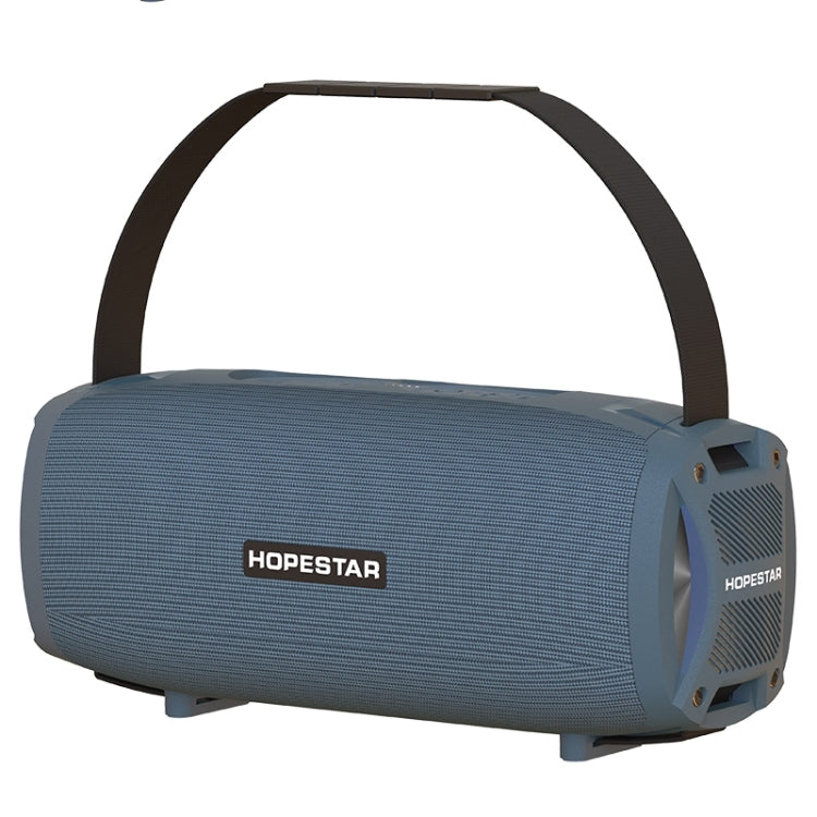 HOPESTAR H24 Pro TWS Altoparlante Bluetooth strutturato portatile impermeabile da esterno con luce ritmica, supporto chiamate in vivavoce e disco U e scheda TF e AUX e FM da 3,5 mm, H24 Pro Black, H24 Pro Grey, H24 Pro Blue, H24 Pro Red