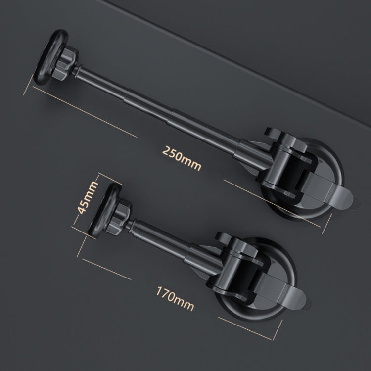 Supporto per cellulare da auto girevole magnetico retrattile universale, Magnetic Retractable Rotating Phone Holder