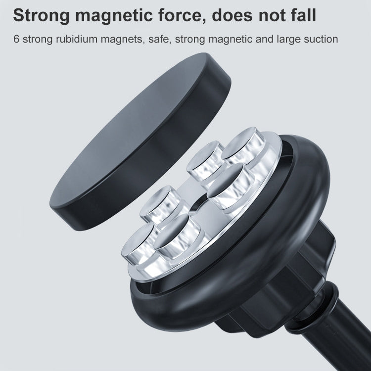 Supporto per cellulare da auto girevole magnetico retrattile universale, Magnetic Retractable Rotating Phone Holder
