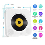 Lettore CD portatile con altoparlante Bluetooth e telecomando