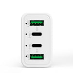 Caricabatteria da auto multifunzione doppio PD + doppio QC WLX-K26 da 40 W, WLX-K26