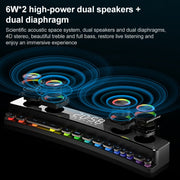 SOAIY SH39 Effetto di illuminazione a spettro colorato + Pulsanti meccanici + Sveglia + Altoparlante Bluetooth per giochi domestici da tavolo con batteria, Deluxe Edition