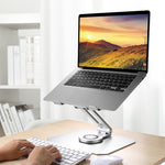 Staffa raffreddamento laptop girevole in lega di alluminio