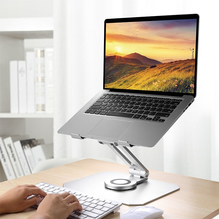 Staffa raffreddamento laptop girevole in lega di alluminio
