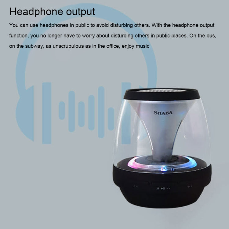 SHABA VS-18 Bluetooth 4.2 Altoparlante Bluetooth wireless colorato portatile con piccola lampada magica multifunzione