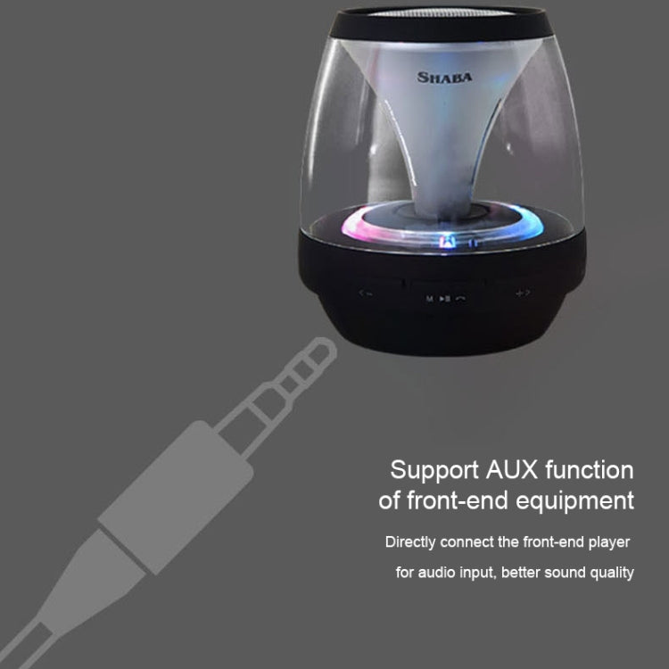 SHABA VS-18 Bluetooth 4.2 Altoparlante Bluetooth wireless colorato portatile con piccola lampada magica multifunzione