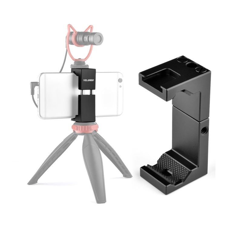 YELANGU PC141 Staffa porta telefono telescopico automatico stile primavera con supporto base per pattino freddo, PC141