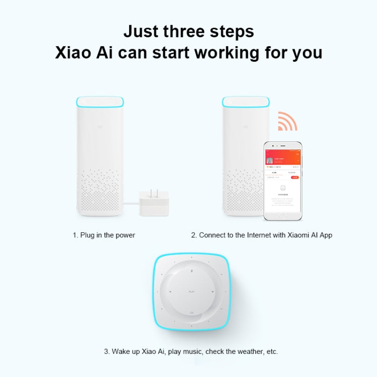 Supporto per altoparlanti Xiaomi AI WiFi dual-band, Bluetooth 4.1 e riproduzione musicale A2DP
