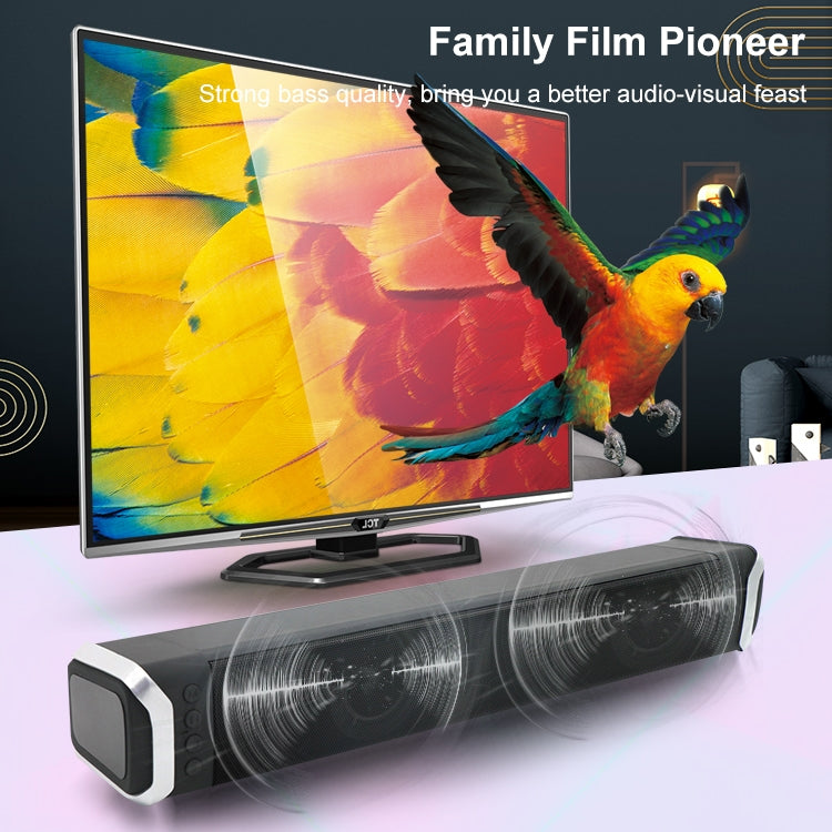 NewRixing NR-2017 Altoparlante Bluetooth portatile, supporto per chiamate in vivavoce / scheda TF / FM / disco U