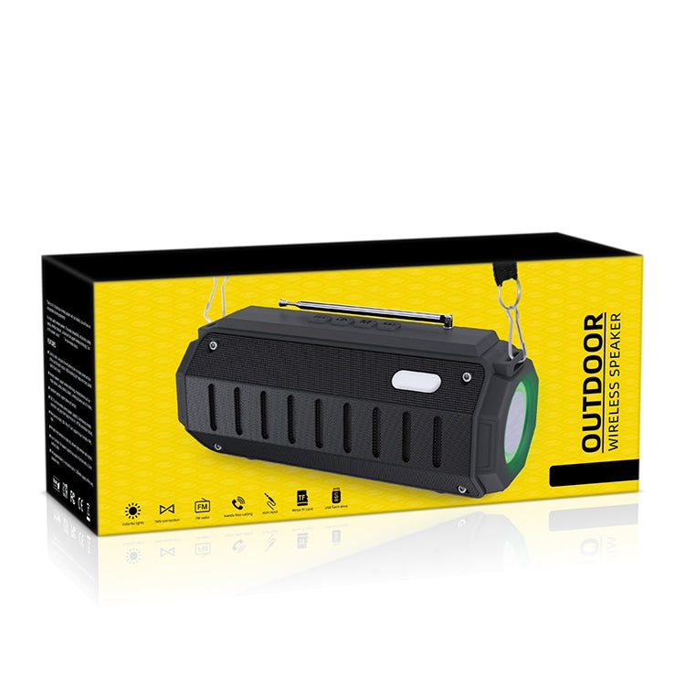 Il nuovo altoparlante Bluetooth Rixing NR-905FM TWS supporta chiamate in vivavoce/FM con tracolla e antenna, NR-905FM (Black), NR-905FM (Green), NR-905FM (Blue), NR-905FM (Red)