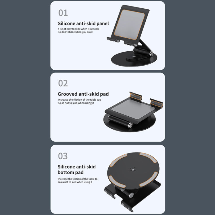 Supporto laptop pieghevole in metallo per laptop fino a 17,3"