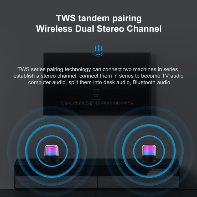 Altoparlante Bluetooth ad alto volume con luci colorate per esterni JY-06 60W TWS