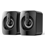A2 USB 2.0 Mini altoparlante da tavolo per computer portatile non luminoso controllato da filo, Non-luminous
