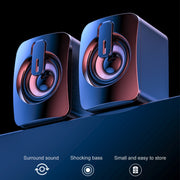 Mini altoparlante cablato USB A1 ad alto volume, versione Bluetooth, Bluetooth Version