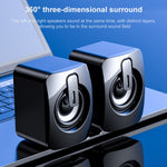 Mini altoparlante cablato USB A1 ad alto volume, versione Bluetooth, Bluetooth Version