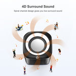 A1 Mini altoparlante cablato con audio stereo 4D controllato via cavo USB versione aggiornata, lunghezza cavo: 1,3 m, Upgraded Version