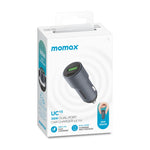 Caricatore per auto a doppia porta MOMAX UC15 38W PD + QC3.0, 38W